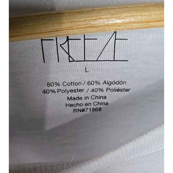 Freeze NASA Kennedy Space Center Long Sleeve T-Shirt All Over Graphic White Lg - Picture 8 of 9